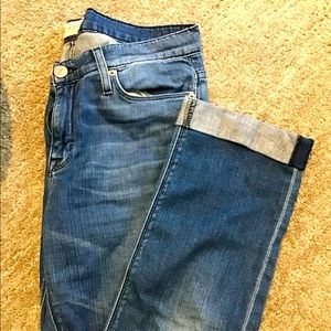 Hudson jeans- relaxed fit with cuff at bottom